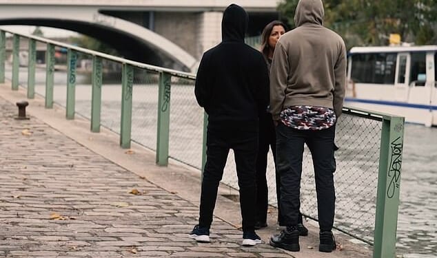 'Abdul' and 'Ali' (pictured) complained of a lack of support offered to migrants in France compared to the UK, saying there is homelessness and a lack of housing