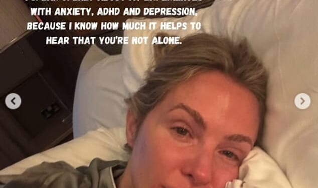 Millie Mackintosh has taken to Instagram to share a teary-eyed selfie after her ex-husband Professor Green revealed they're back in touch