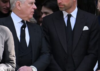 The Prince of Wales appeared to reveal his true thoughts about the Duke of York during the Duchess of Kent's funeral last month