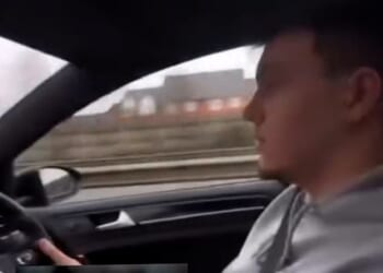 Bedfordshire Police found evidence of Krtinic speeding up to 166mph after he posted a picture of his speedometer on social media with the caption 'peaceful'