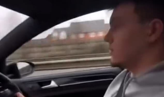 Bedfordshire Police found evidence of Krtinic speeding up to 166mph after he posted a picture of his speedometer on social media with the caption 'peaceful'
