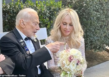 Moon landing astronaut Buzz Aldrin, 95, loses wife, 66, two years after their wedding