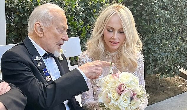 Moon landing astronaut Buzz Aldrin, 95, loses wife, 66, two years after their wedding