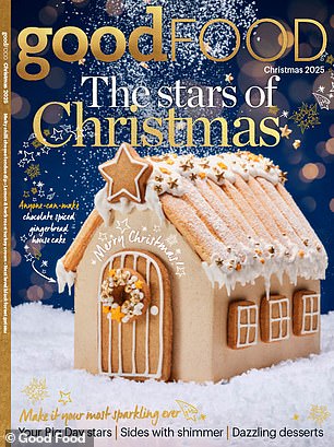 Good Food's Christmas issue goes on sale on Thursday October 23 and features a spectacular gingerbread house cover star