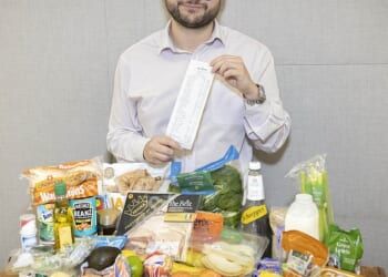 Daily Mail journalist Ed Holt visited a local Morrisons to compare how much the same shop in 2001 would cost today