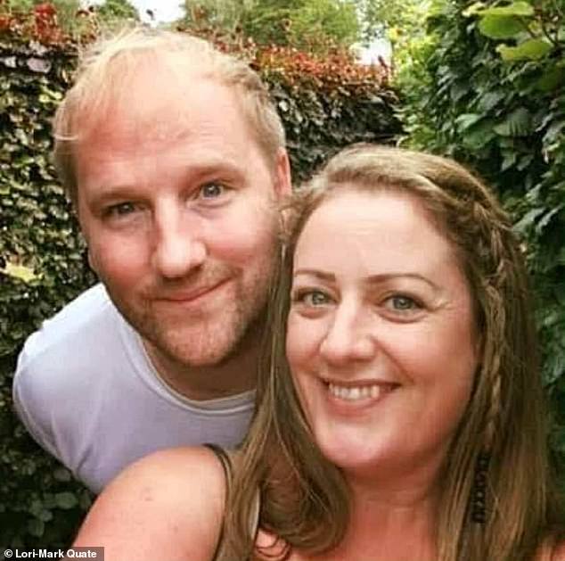 Lori–Mark Quate, Jacqui's husband, believes the overdose played a role in her death that has been played down (pictured with Lori)