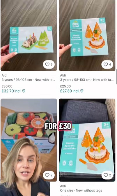 Mum rages after spotting Aldis wooden toys sale on Vinted for double the price, , (no perm) https://www.tiktok.com/@casadecullen/video/7559142365575777558?_r=1&_t=ZN-90QWsqaWqrm