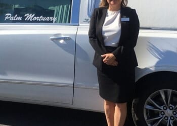 Celena DiLullo, president of Palm Mortuaries and Cemeteries, helped recover the 315 piles of remains and will place them into a crypt at one of the Palm cemeteries