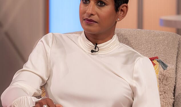 Presenter Naga Munchetty said she struggled to open up about her chronic health condition at the BBC over fears of being seen as 'weak'
