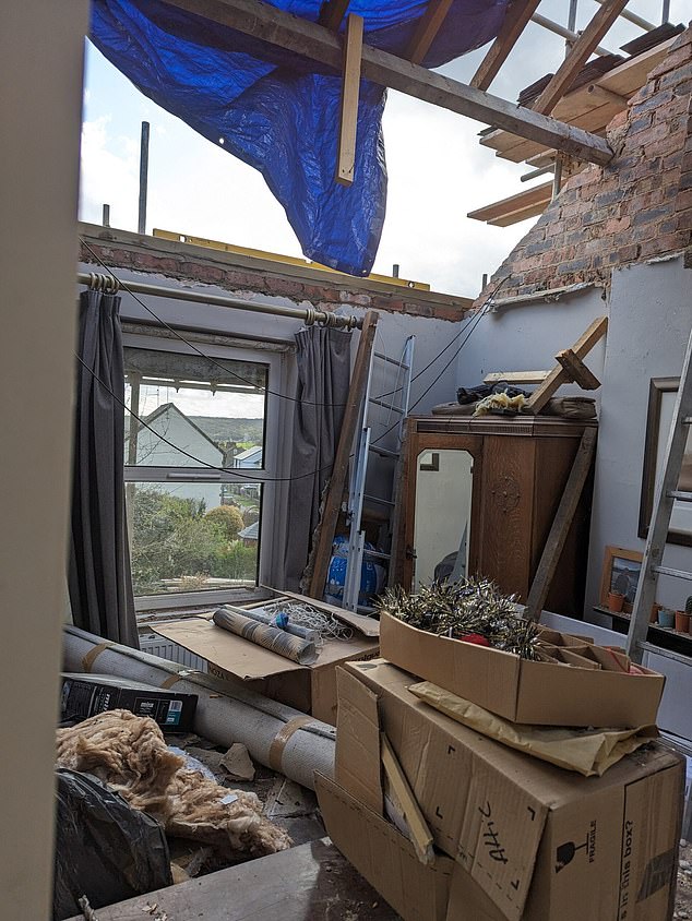 Duncan's roof had to be replaced after solar panels were installed on his 'wonky' roof despite an in-person survey having been completed by the installer company