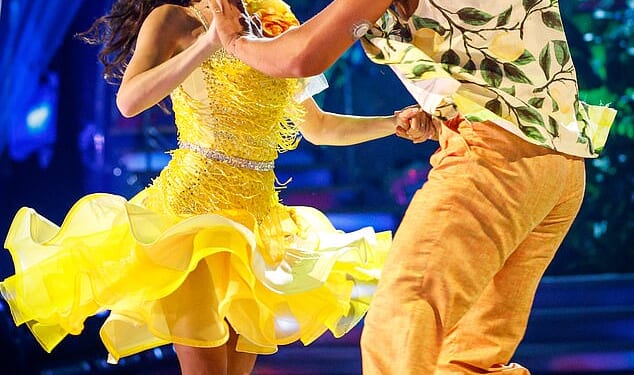 Ms Davies' dances with Nikita Kuzmin have been well received by the judges