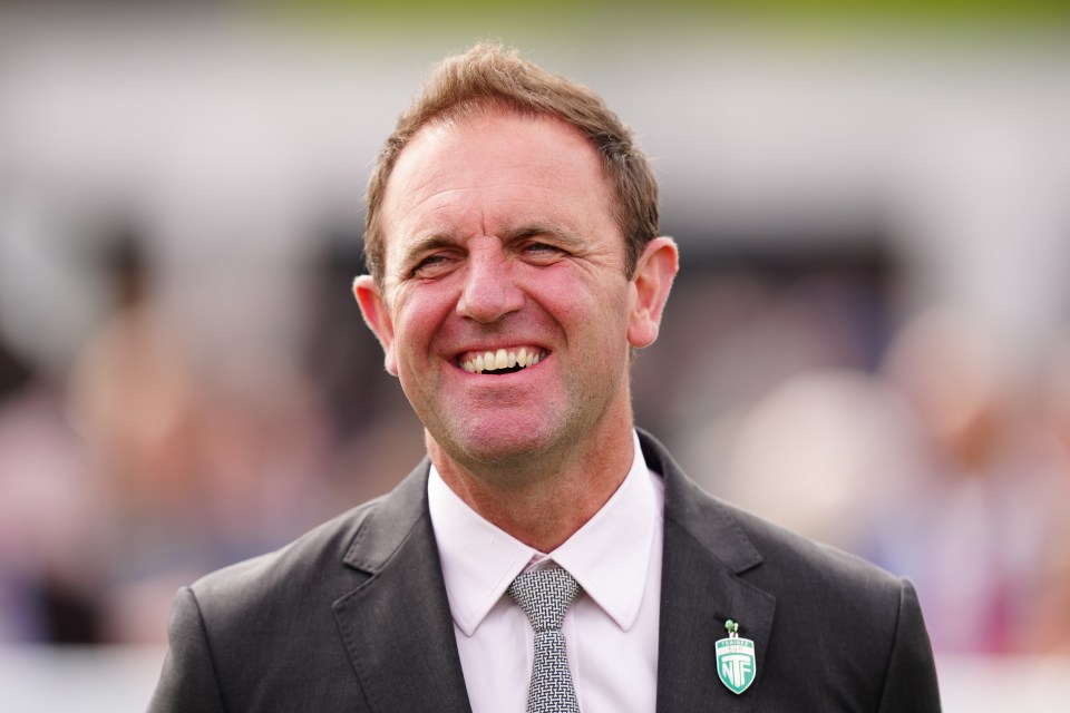 Charlie Appleby smiling.