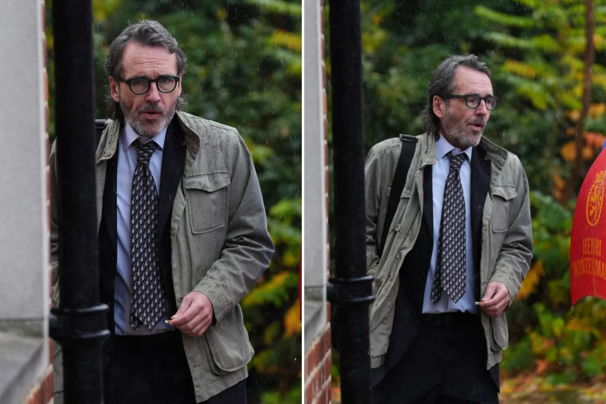 An image collage containing 2 images, Image 1 shows Simon Jones court case, Image 2 shows Simon Jones court case