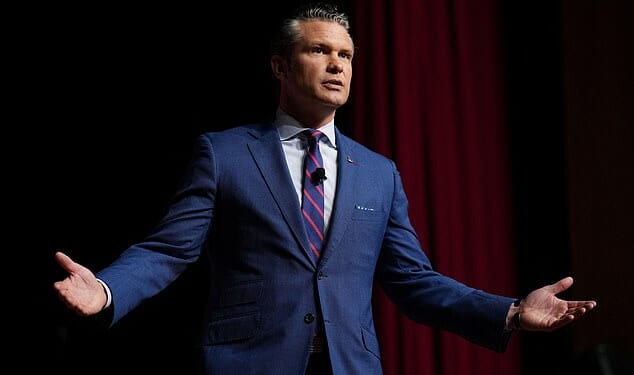 Parnell posted on X Wednesday afternoon, saying the Secretary of War's plane had to make an unscheduled landing because of a crack in the plane's windshield