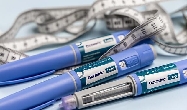 Around 2.5million Britons are thought to be having weight-loss injections such as Mounjaro and Ozempic (Stock Image)