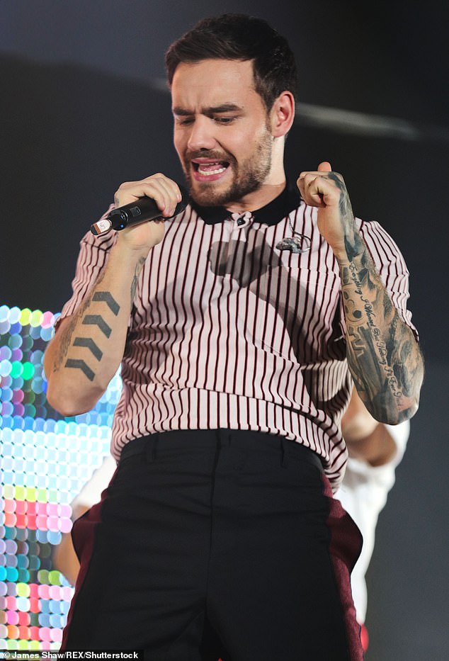 Liam was said to be 'really proud' of his second solo album which also featured a song called Rainbows in which he sang about 'searching for a way back to myself' (pictured 2018)