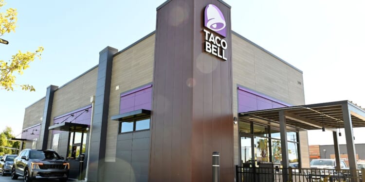Logo and exterior facades of Taco Bell restaurants in Ohio, photographed on Monday, Sept. 29, 2025.