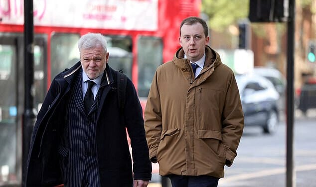 Christopher Berry and Chris Cash (pictured right) were set to face trial this month, but proceedings against them were stopped after the Crown Prosecution Service said it could 'no longer proceed to trial' due to a lack of evidence