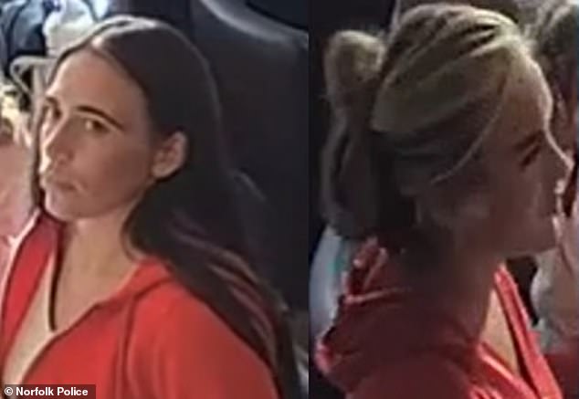 Police have launched a manhunt for dine-and-dashers after four young women fled a restaurant without paying