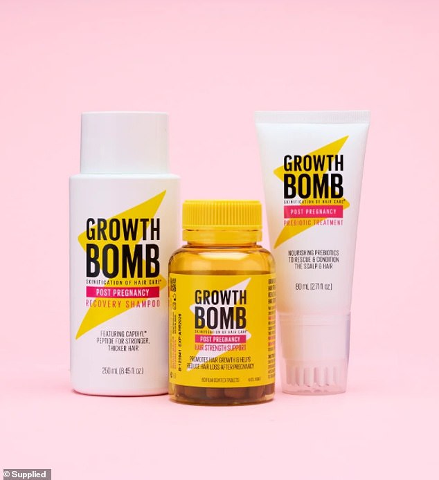 Blair is now the director of Growth Bomb, a 'miracle' hair company he created during the pandemic with pal Hamish Buckley