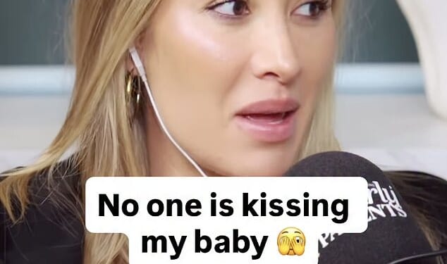 Sophie Habboo has revealed why she won't let anyone kiss her baby as she prepares to welcome her first child