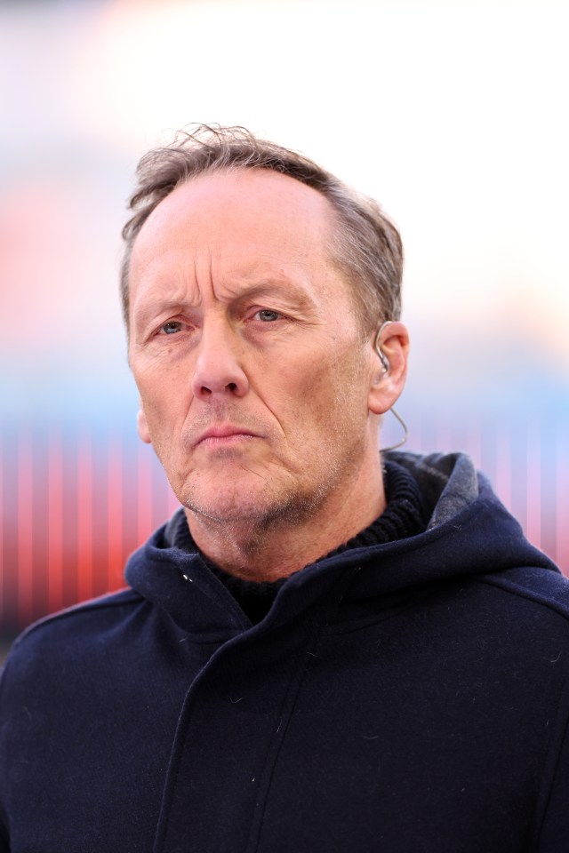 Former Arsenal player Lee Dixon as a pundit.