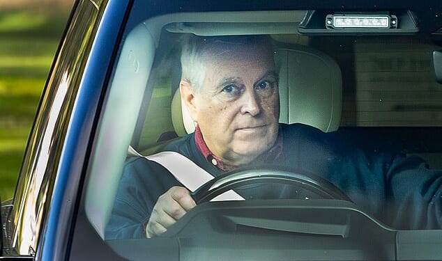 Prince Andrew (pictured at the end of September driving out of his home at Royal Lodge at Windsor) could be privately prosecuted over allegations of sexual assault