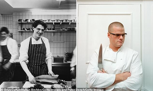 Battle of the best: Marco Pierre White and Heston Blumenthal both strove for perfection in their cooking