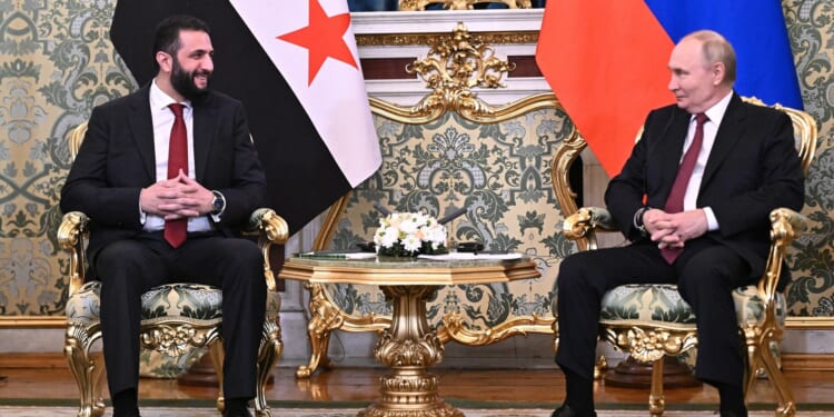 Putin Meets Syria’s al-Sharaa, a Former Enemy, in Moscow