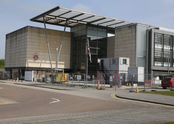 Pictured: South Camrbidgeshire District Council building. The council have been criticised for their four-day week