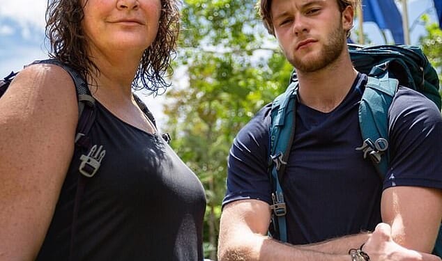 Race Across The World star Sam Gardiner (pictured with his mother Jo on the show) was driving too fast in treacherous conditions in his high-performance VW Golf when he lost control and suffered fatal injuries aged just 24