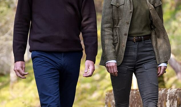 Royal sources have told this newspaper that William (left) and Kate (right) want to move into Forest Lodge' before Bonfire Night