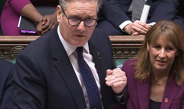 Keir Starmer opened the door to breaking his manifesto pledge yesterday as he refused to rule out hiking income tax, national insurance or VAT in the Budget