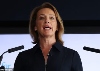 Reform MP Sarah Pochin (pictured) issued an apology after saying 'it drives me mad when I see adverts full of black people, full of Asian people'