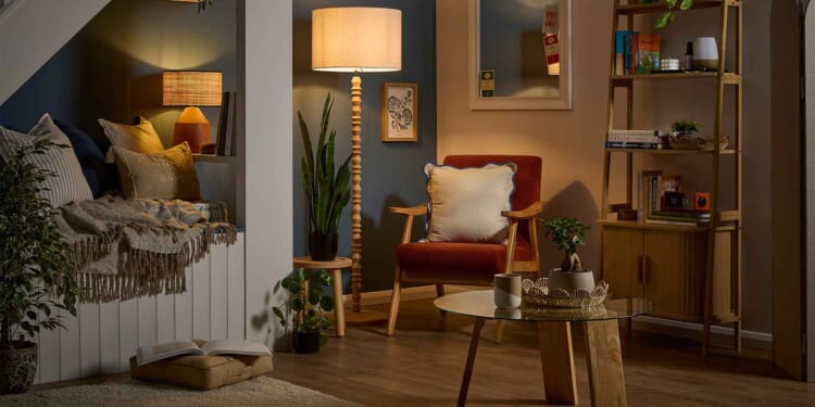 Restyle any room this season by switching up lighting – from bang-on-trend metal pendants to super-cosy floor lamps