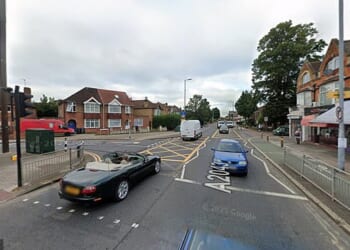 Made up of two yellow boxes, the junction on Kingston Road causes 27 penalties to be issued on average per day