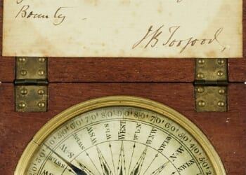The compass used by Captain Bligh to find land 48 days after he was set adrift by his mutinous crew has sold 236 years later for thousands of pounds