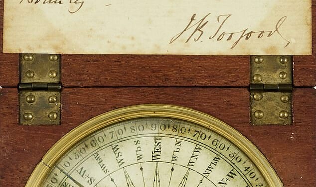 The compass used by Captain Bligh to find land 48 days after he was set adrift by his mutinous crew has sold 236 years later for thousands of pounds