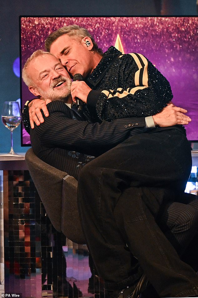 Julia was left speechless at Robbie's story, as Graham cut in: 'That¿s a lovely story Robbie. That¿s really lovely'