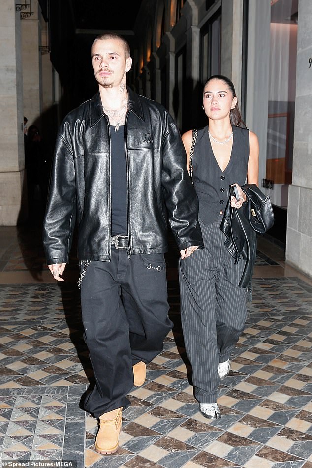 The couple were spotted out for dinner together the night before