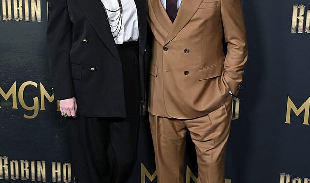 Sean Bean was joined by fifth wife Ashley Moore on Tuesday evening as Culver Theater in Los Angeles welcomed the launch of new TV show Robin Hood