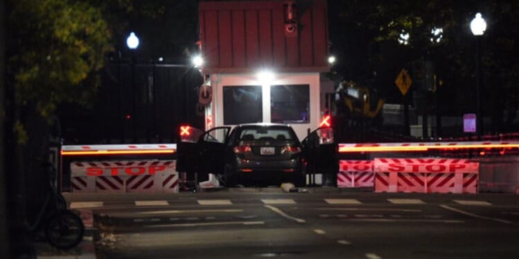On Tuesday night, a car crashed into the Secret Service vehicle gate outside the White House in Washington, D.C.