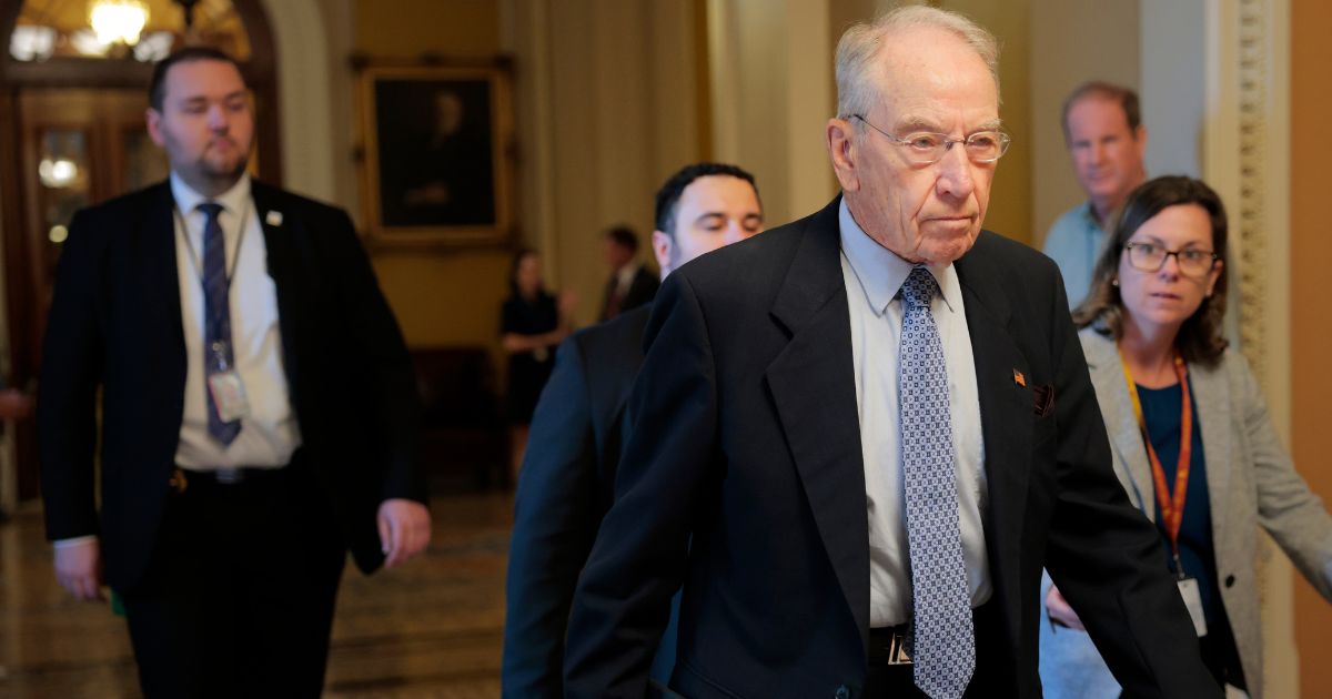 Sen. Chuck Grassley, a Republican from Iowa, walks through the U.S. Capitol Building on June 16, 2025, in Washington, D.C.