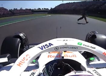Liam Lawson came close to hitting a marshal during the Mexican Grand Prix on Sunday