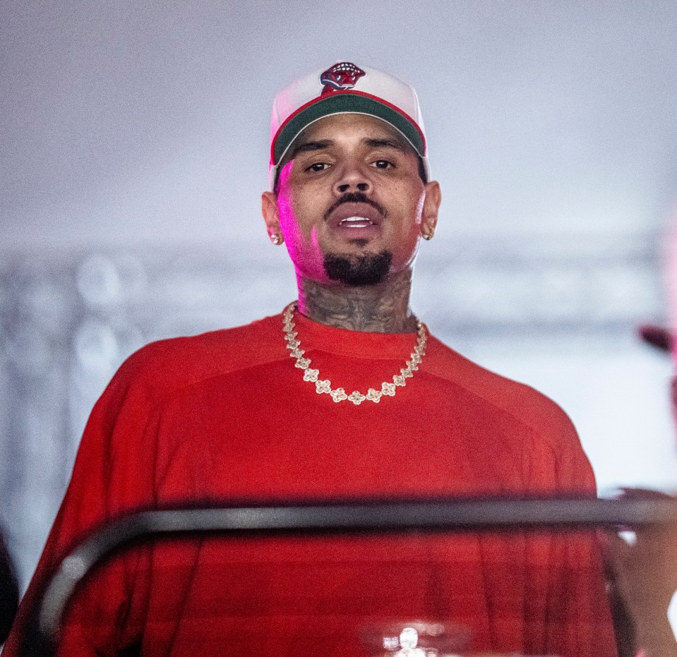 Chris Brown at the Breezy Bowl XX Official Tour After Party