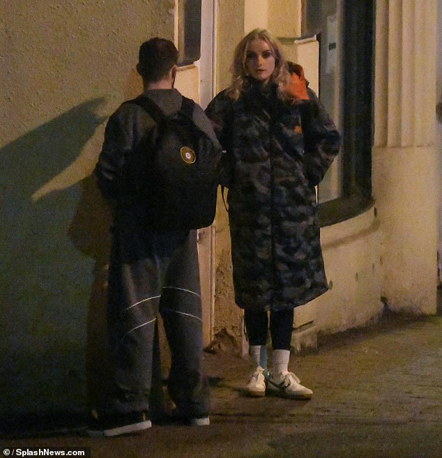 The pictures also showed Max stopping to urinate against a wall - which can incur a fine of up to a whopping £2,500