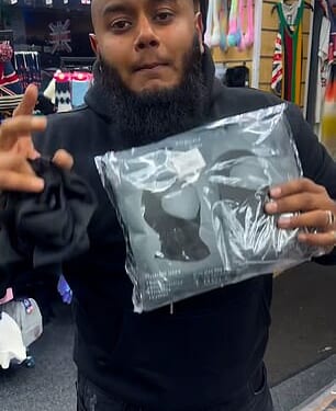 These are the balaclavas he was selling