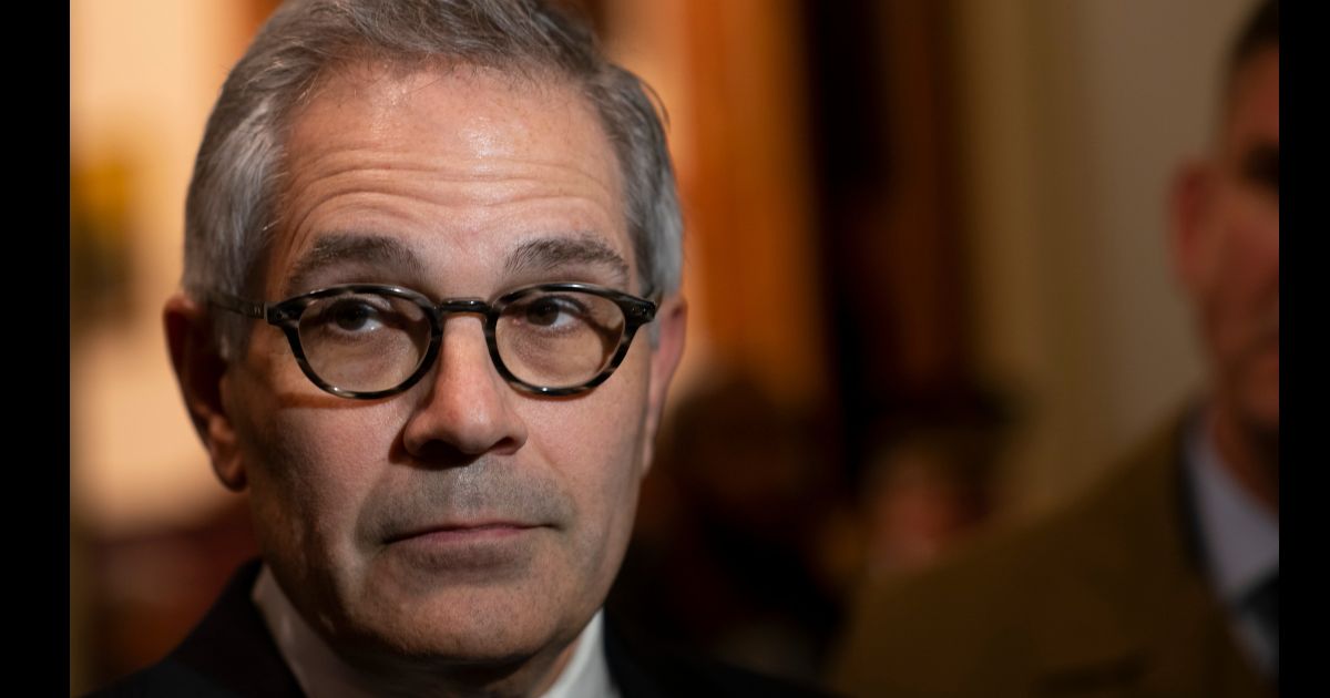 Philadelphia District Attorney Larry Krasner talks to the media at a news conference in Philadelphia, Pennsylvania, on Dec. 30, 2019.