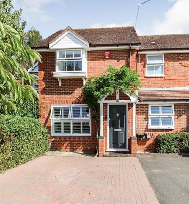 Pictured: the modern three-bed house in Reading that Dan bought for his mother Karen, 59, for £490,000 in June 2022. Karen said: 'I love them [Dan and Phil] both, I'm very happy they're together. They're soulmates.'