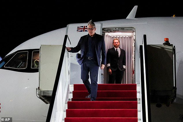 The Prime Minister travelled to Egypt on Sunday for the signing ceremony